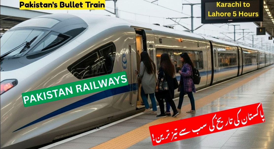Pakistan Railways Announces Bullet Train Project Connecting Karachi and Lahore