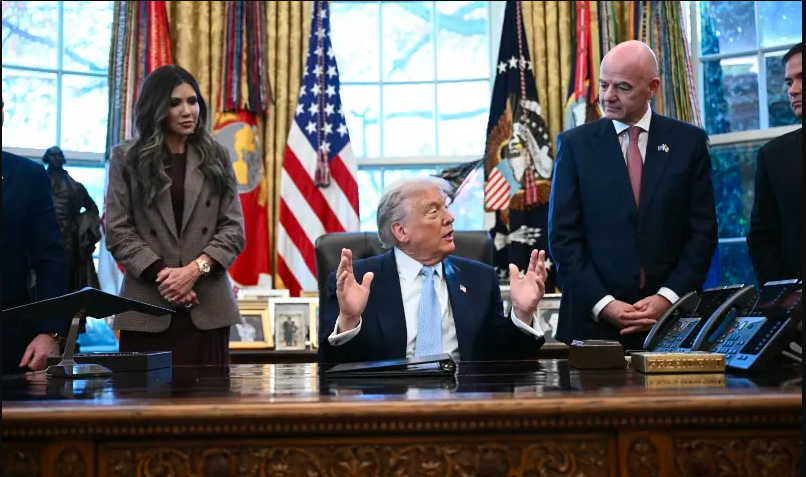 Fast-track visas introduced by Trump for fans with FIFA World Cup tickets.